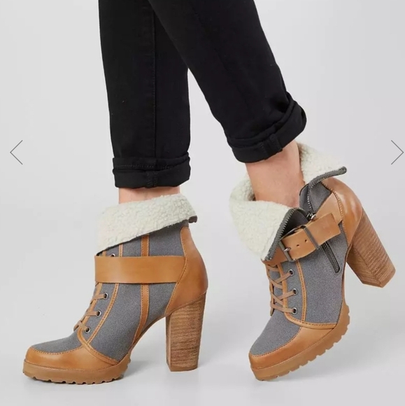 Naughty Monkey High Trail Leather Boot Size 8.5 - Picture 1 of 14